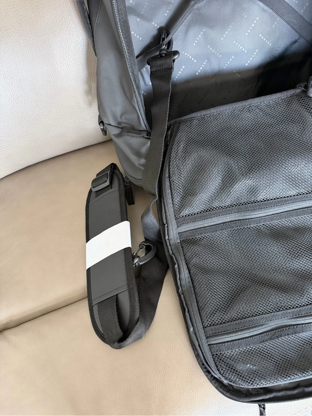 Oakley Rover Black Tactical-Style Backpack with Multiple Front Pockets